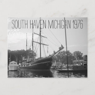 South Haven Michigan Tall Ship 1976, Verenigde Sta Briefkaart