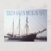 South Haven Michigan Tall Ship 1976, Verenigde Sta Briefkaart (Voorkant)