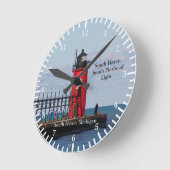 South Haven South Pierhead Light-klok Ronde Klok (Hoek)