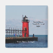 South Haven South Pierhead Light magnet (Voorkant)