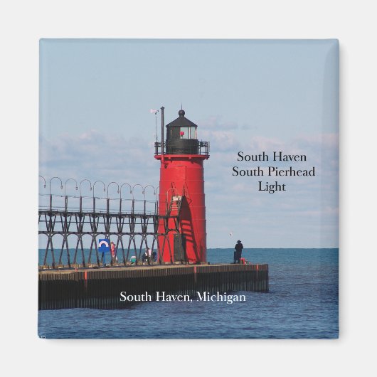 South Haven South Pierhead Light magnet (Voorkant)