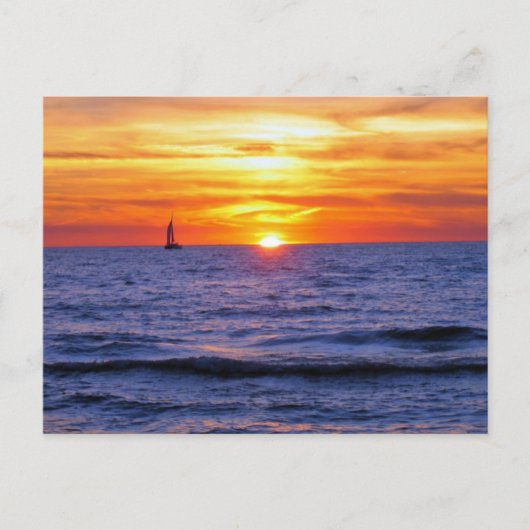 South Haven Sunset Briefkaart (Voorkant)
