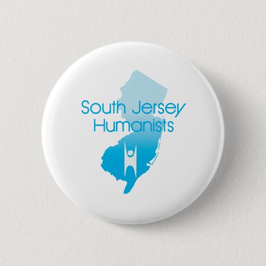 South Jersey Humanists Ronde Button 5,7 Cm (Voorkant)