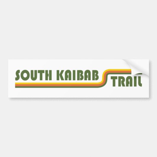 South Kaibab Trail Grand Canyon Arizona Bumpersticker (Voorkant)