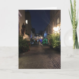 South Kensington Mews Houses London, Kerstmis Kaart