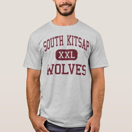 South Kitsap - Wolven - High Port Orchard T-shirt (Voorkant)