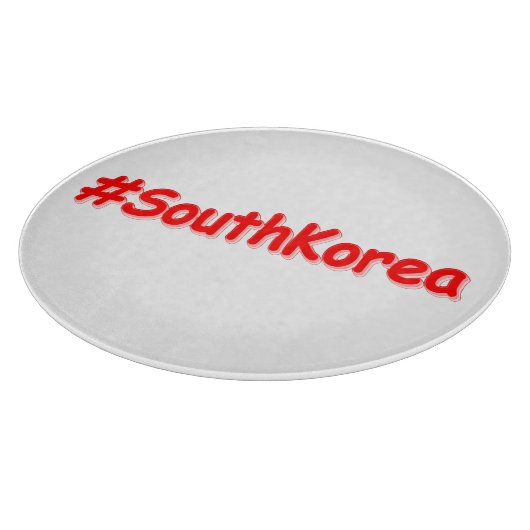 "#South Korea" Cute Design. Bestel nu Snijplank (Hoek)