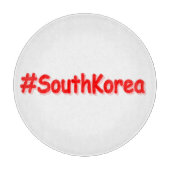 "#South Korea" Cute Design. Bestel nu Snijplank (Voorkant)