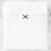 South Korea Flag Heart Hart Sticker (Tas)