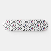 South Korea Flag Heart Persoonlijk Skateboard (Horizontaal)