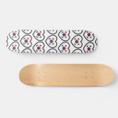 South Korea Flag Heart Persoonlijk Skateboard (Horizontaal)