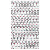 South Korea Flag Heart Tafelkleed (Voorkant)