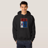 South Korea Flag Hoodie (Voorkant volledig)