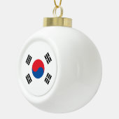South Korea Flag Keramische Bal Ornament (Rechts)