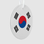 South Korea Flag Ornament (voorkant)