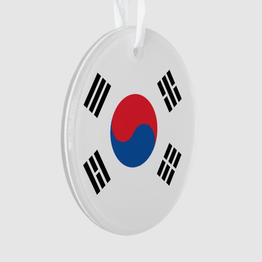 South Korea Flag Ornament (voorkant)