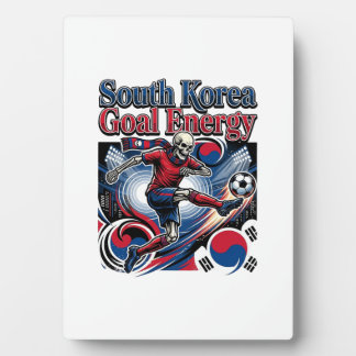 South Korea Goal Energy Skeleton Striker Nations B Fotoplaat
