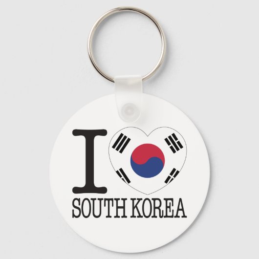 South Korea Love v2 Sleutelhanger (Voorkant)
