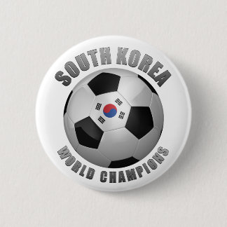 SOUTH KOREA SOCCER CHAMPES RONDE BUTTON 5,7 CM