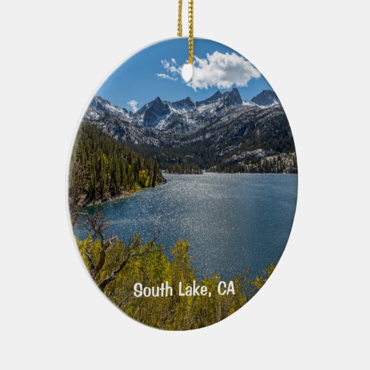 South Lake, Sierra Nevada Mts, Californië Keramisch Ornament (Rechts)