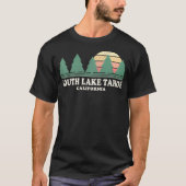 South Lake Tahoe CA Throwback T-shirt Retro 70 (Voorkant)