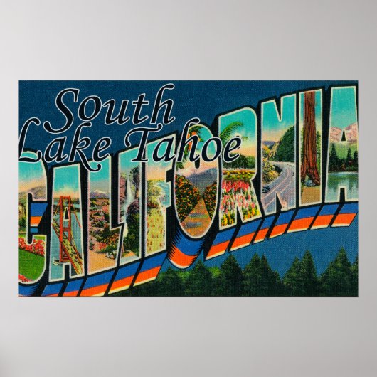South Lake Tahoe, California Poster (Voorkant)