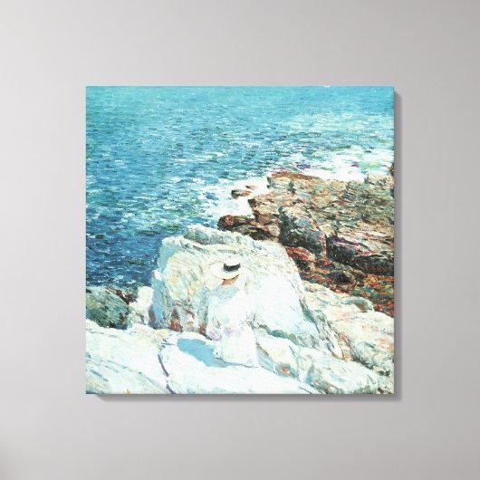 South Ledges, Appledore, ingediend door Frederick  Canvas Afdruk (Voorkant)