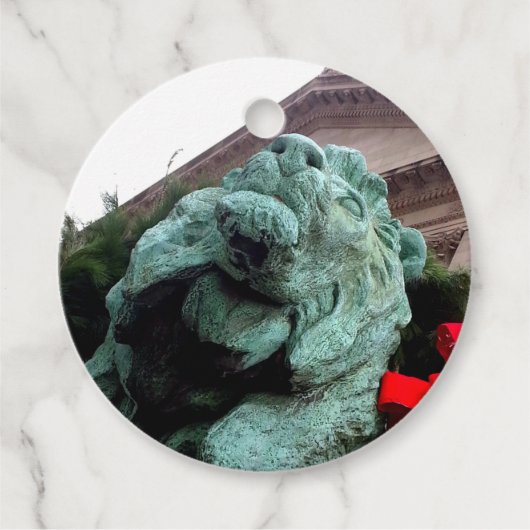 South Lion bij het Art Institute of Chicago Bedankjes Labels (Voorkant)