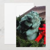 South Lion bij het Art Institute of Chicago Bedankkaart (Voorkant / Achterkant)