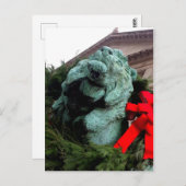 South Lion bij het Art Institute of Chicago Briefkaart (Voorkant / Achterkant)