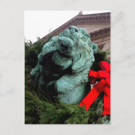 South Lion bij het Art Institute of Chicago Briefkaart