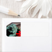 South Lion bij het Art Institute of Chicago Etiket (Insitu)