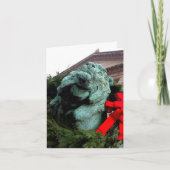 South Lion bij het Art Institute of Chicago Kaart (Voorkant)