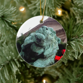 South Lion bij het Art Institute of Chicago Keramisch Ornament