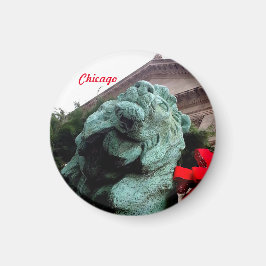 South Lion bij het Art Institute of Chicago Magneet