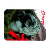 South Lion bij het Art Institute of Chicago Magneet (Horizontaal)