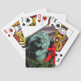 South Lion bij het Art Institute of Chicago Pokerkaarten