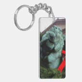 South Lion bij het Art Institute of Chicago Sleutelhanger (Voorkant Links)