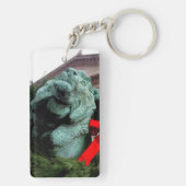 South Lion bij het Art Institute of Chicago Sleutelhanger (achterkant)