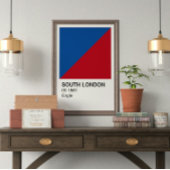 South London Eagle - Witte grens Perfect Poster
