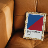 South London Eagle - Witte grens Perfect Poster