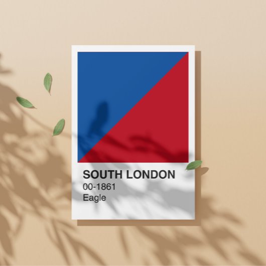 South London Eagle - Witte grens Perfect Poster