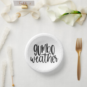 South Louisiana Cajun Wedding Gumbo Bowls Papieren Kommen