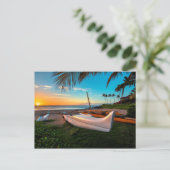 South Maui Beach op Sunset | Maui, Hawaii Briefkaart (Staand voorkant)
