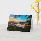 South Maui Beach op Sunset | Maui, Hawaii Kaart (Gele Bloem)