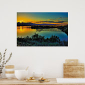 South Mesright Bay op Sunset Poster (Keuken)