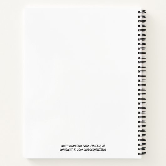 South Mountain Park; Phoenix, AZ - Reizen Notitieboek (Achterkant)