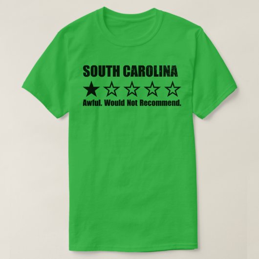 South Olina One Review T-shirt (Design voorkant)