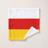 South Ossetia Flag Bad Handdoek (Wasdoekje)