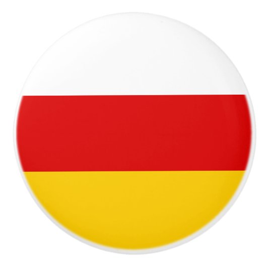 South Ossetia Flag Keramische Knop (Voorkant)